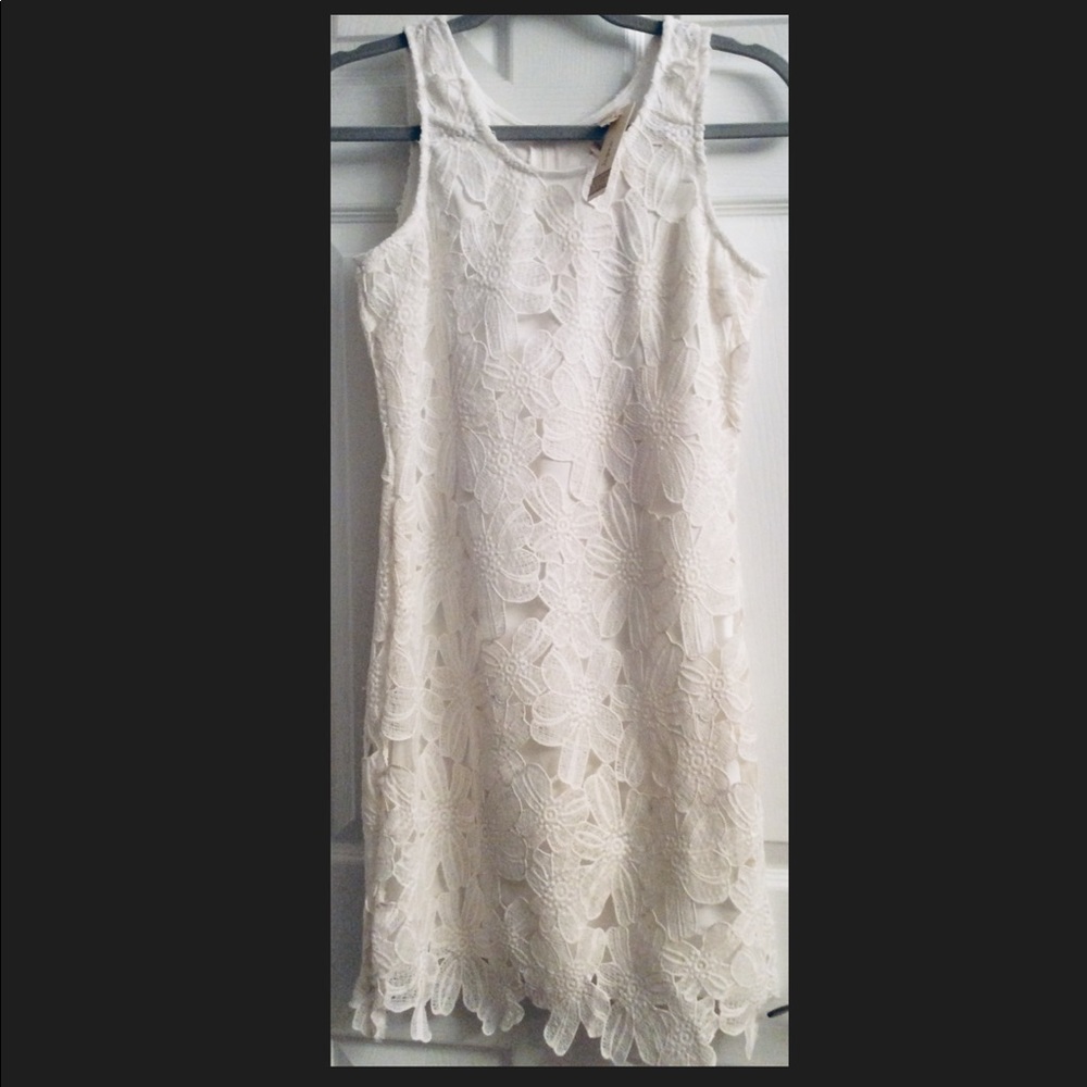 NWT With Love Japna White Lace Dress
